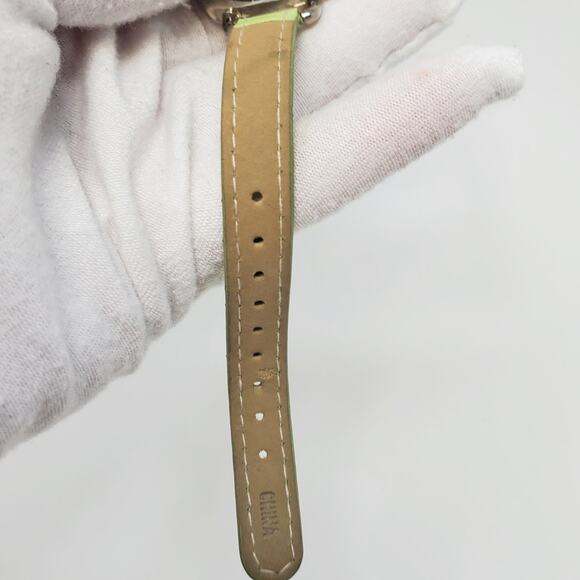 Disney Tinker Bell Silver Watch Green Band Women's Accessory - Picture 8 of 11